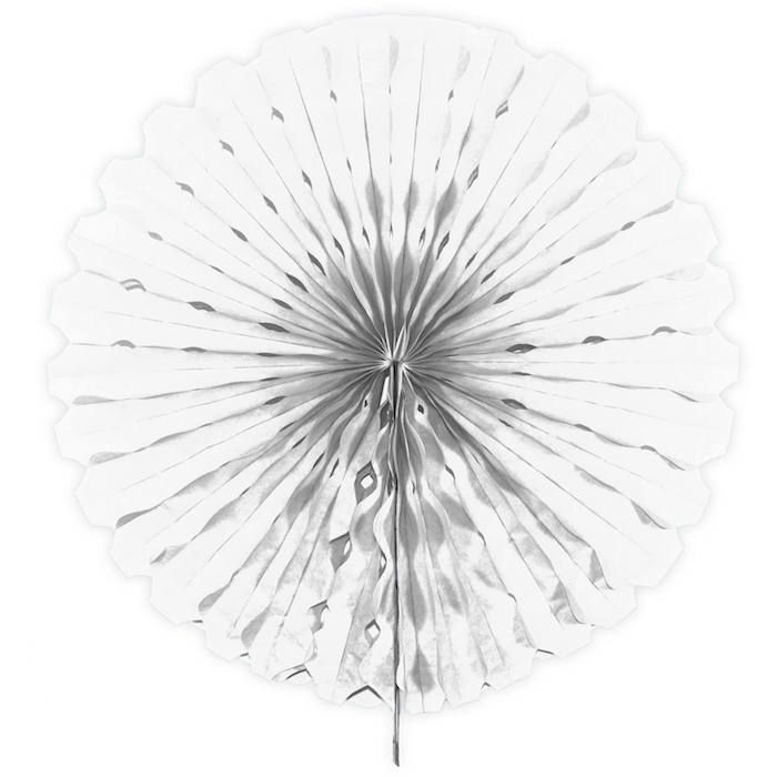 White honeycomb fan - 45 cm