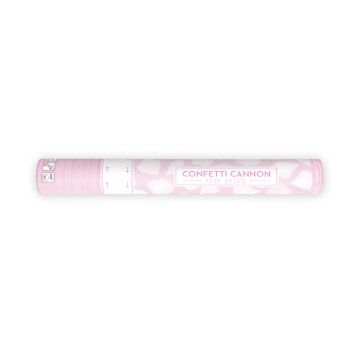 White Rose confetti tubes - 40 cm