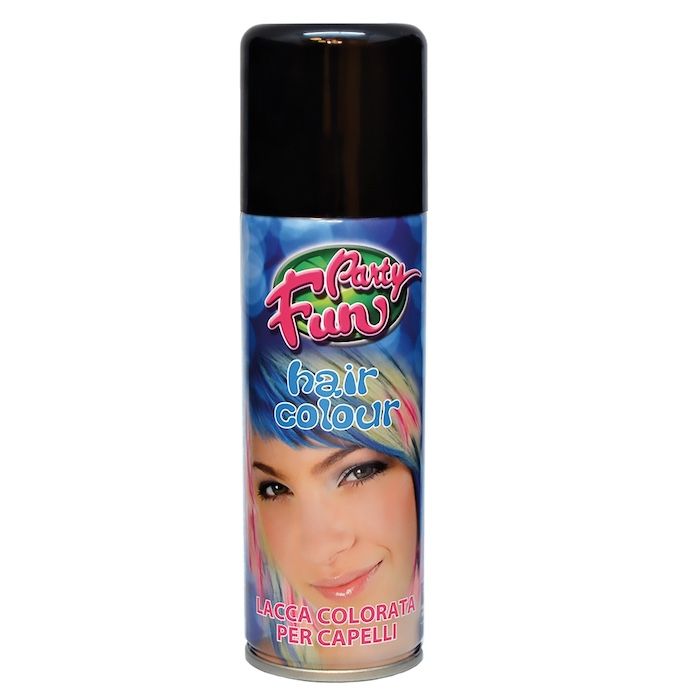 Hair spray with colour 125 ml black