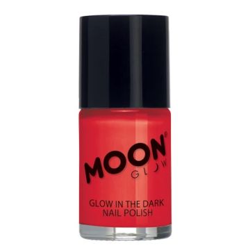 Glow-in-the-Dark Nail Polish Red 14 ml Moon Creations