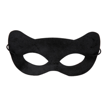 Black cat-eye mask