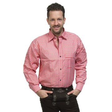 Oktoberfest Checkered Shirt Red