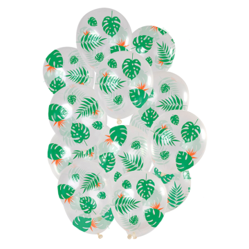 Tropical leaf balloon bouquet 15x - 30 cm