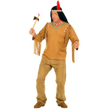 Apache Costume with Fringes and Headband