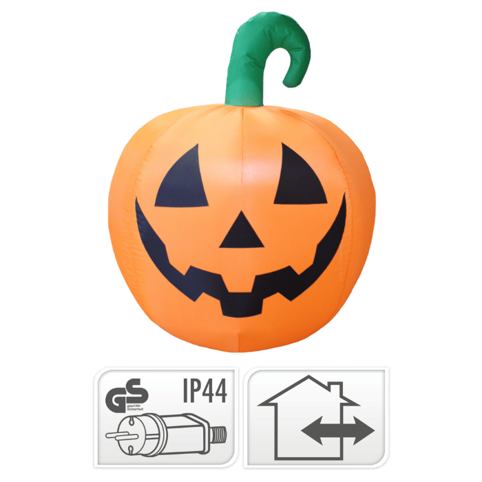 Inflatable pumpkin with LED - 98x98x122 cm