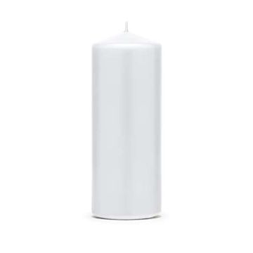 Matte White Candles 6x - 15 x 6 cm