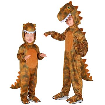Brown T-Rex Costume for Kids