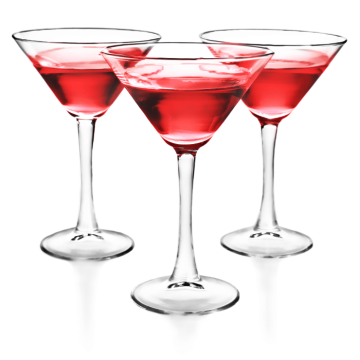 Martini cocktail glasses 4x - 260 ml