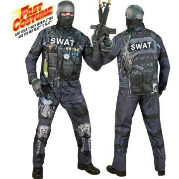 S.W.A.T. costume for men with print