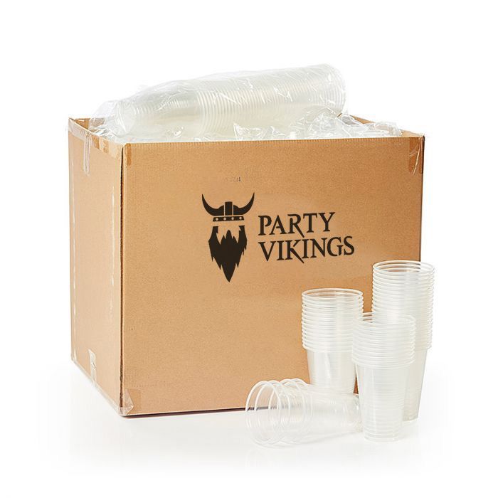 0.4 litre plastic cups 800x transparent beer cups