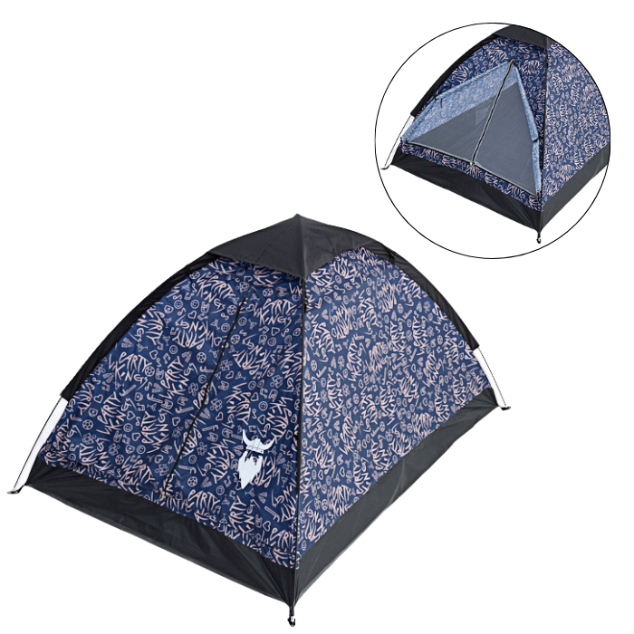 FLOKI 3-person Premium tent - 1-layer festival tent PartyVikings
