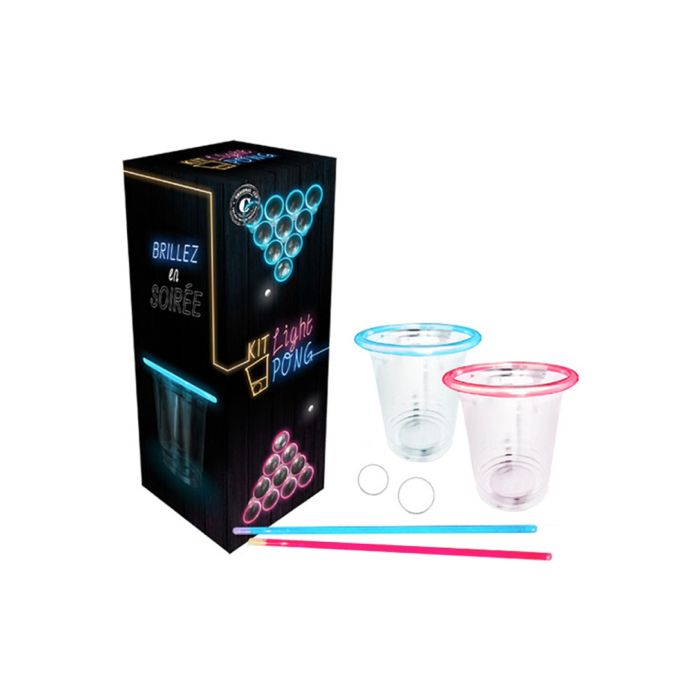 Glow-in-the-dark beer pong glow stick set 48 pieces