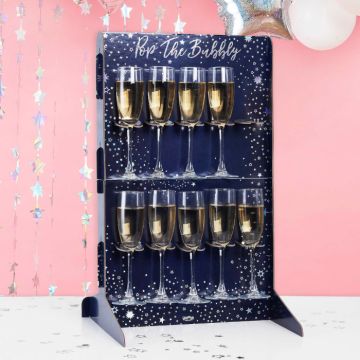 Champagne glass holder for 10 glasses - 60 cm
