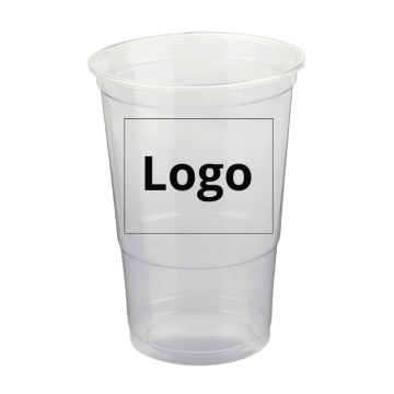 0.4 litre plastic cups 800x with logo 