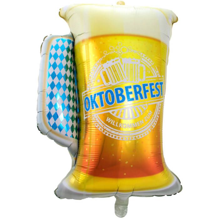 Oktoberfest Beer Mug Foil Balloon - 60x80 cm