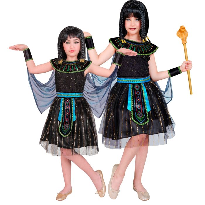 Egyptian Queen Costume in Black for Girls