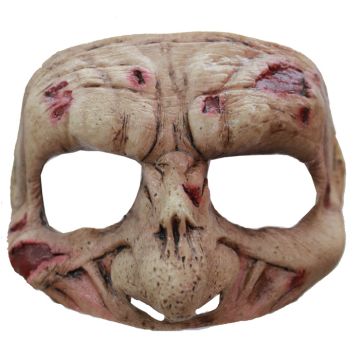 Scary half zombie mask