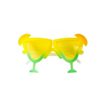 Hawaii Cocktail Sunglasses Yellow – One Size