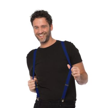Blue one-size unisex braces