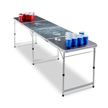 Beer Pong Table Flip Cup PartyVikings - Official Dimensions