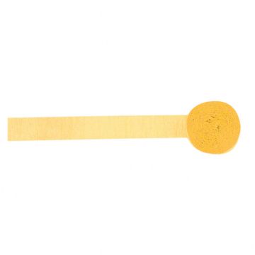 Yellow Crepe streamer - 24 meters