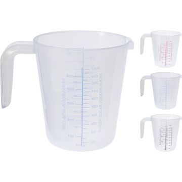 Transparent Measuring Jug with Handle 1 Litre