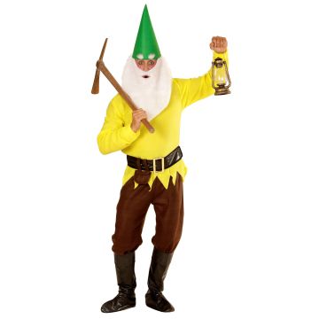 Santa Costume for Men in Yellow