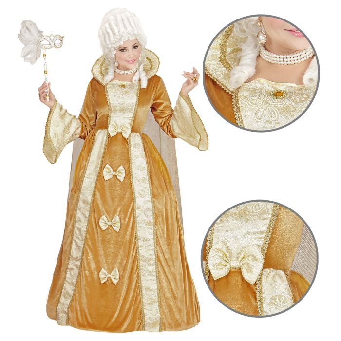 Venetian Dress with Cape for Ladies