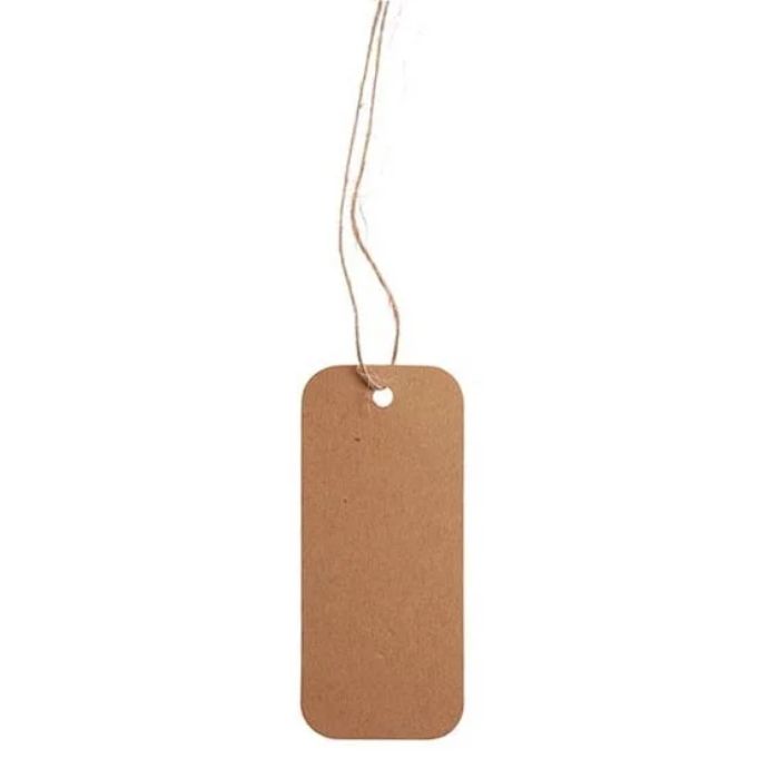 Neutral gift tags brown 12x The Old Pharmacy