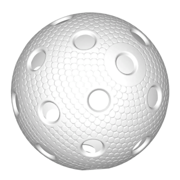 Hockey ball floorball white 1x