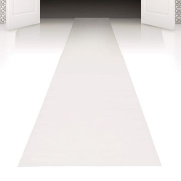 White runner carpet - 450x60 cm
