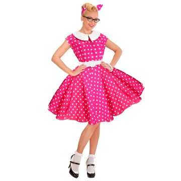 Pink Rock'n'Roll Costume for Ladies