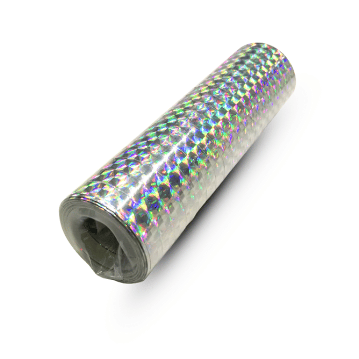 Holographic Silver Streamers 3x