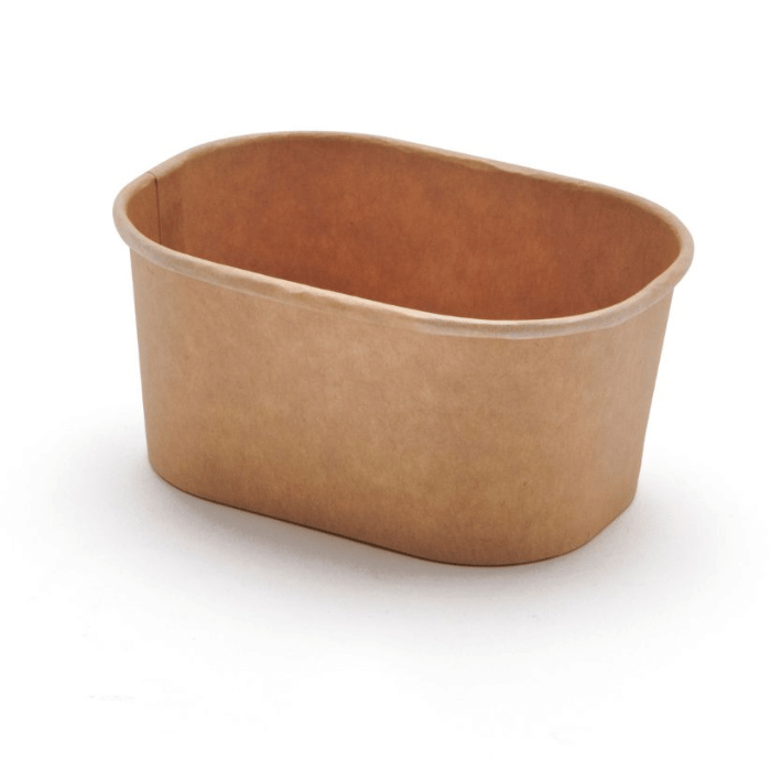250 ml paper bowl 50x disposable rectangular