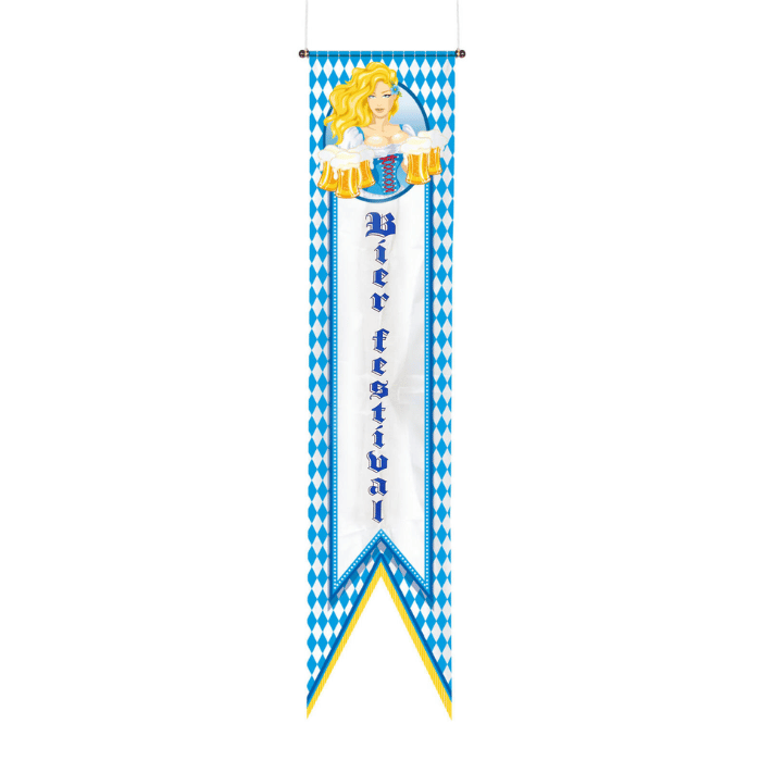 Oktoberfest beer mug banner - 40x180 cm