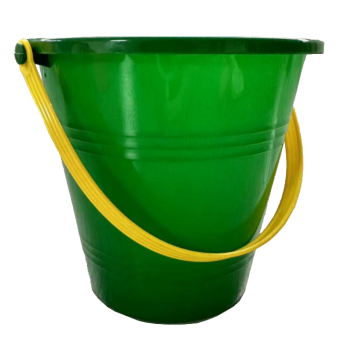 Full moon party decoration bucket green - 1l