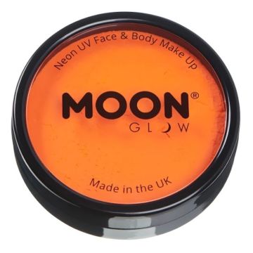 Neon UV Face and Body Paint Intense Orange 36 g Moon Creations