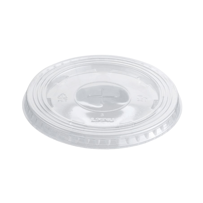 Flat lids for plastic cups 100x - 0.3-0.5l