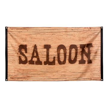 Brown cowboy saloon banner - 150x90 cm
