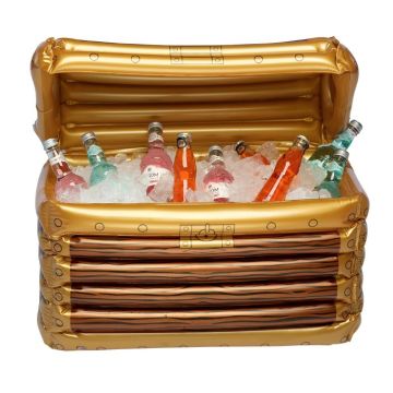 Inflatable pirate treasure chest - 60 cm