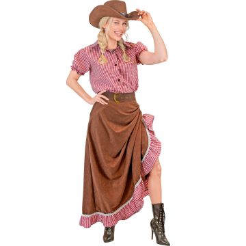 Cowgirl costume for ladies - 3 pieces