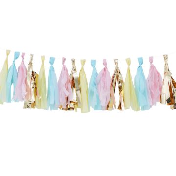 Pastel Tassel Garland - 2 metres