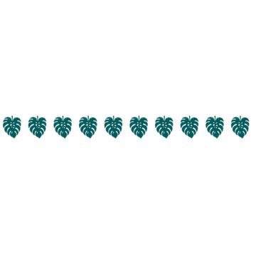 Monstera Leaf Garland - 200 x 15 cm