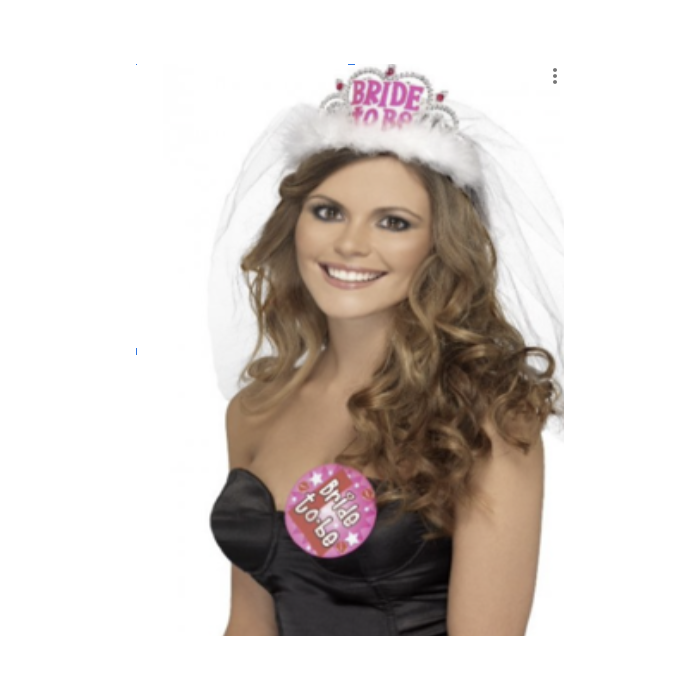 Bride To Be Tiara and Veil