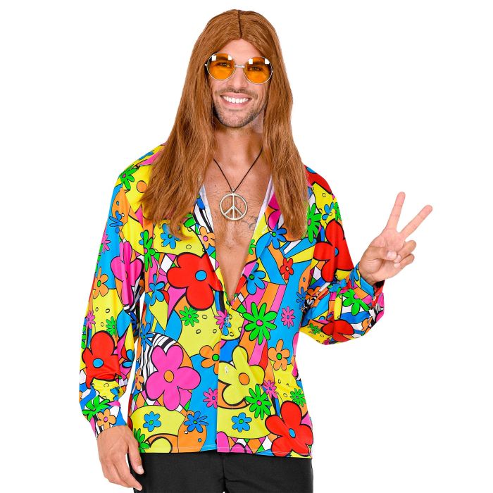 Floral Shirt in 60s Style
