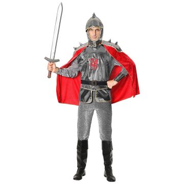 Knight Costume with Armour and Helmet