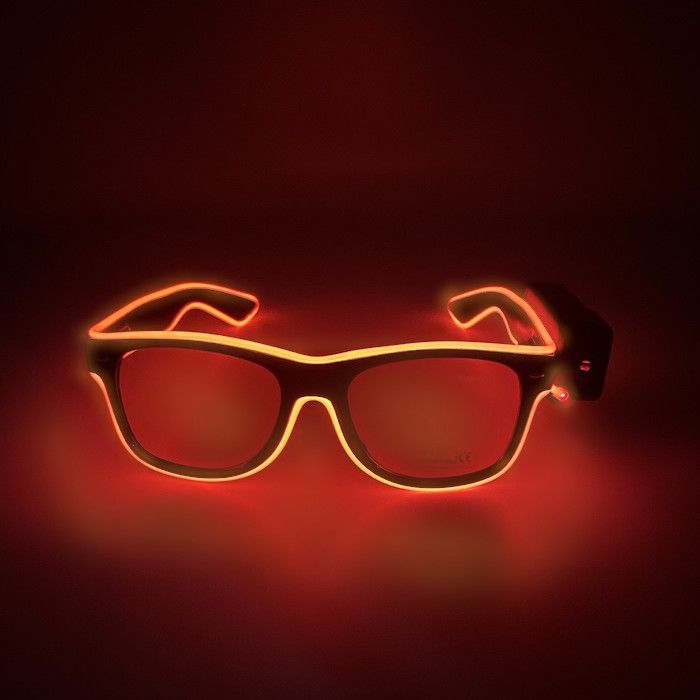 LED Party Glasses - Orange