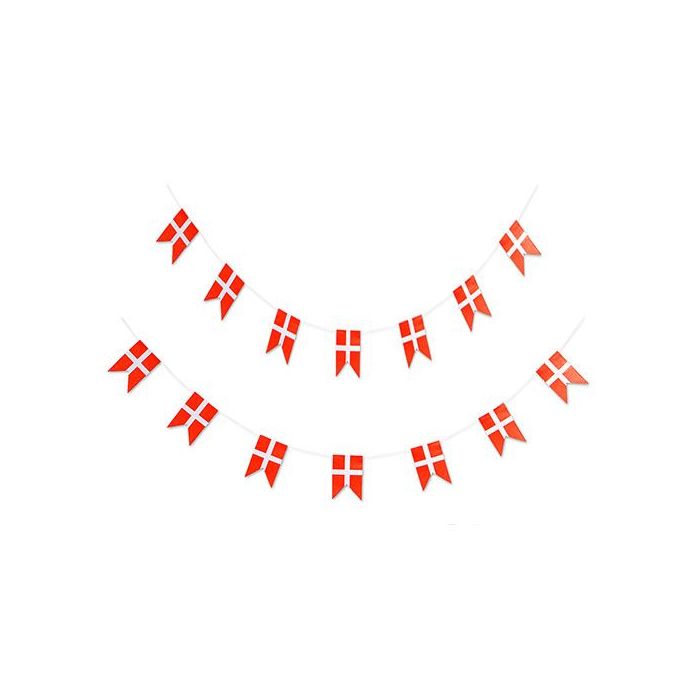 XXL Danish Flag Bunting 3.2 m