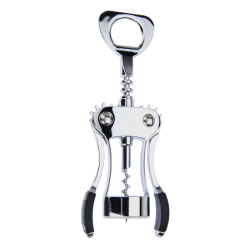 Winged metal corkscrew