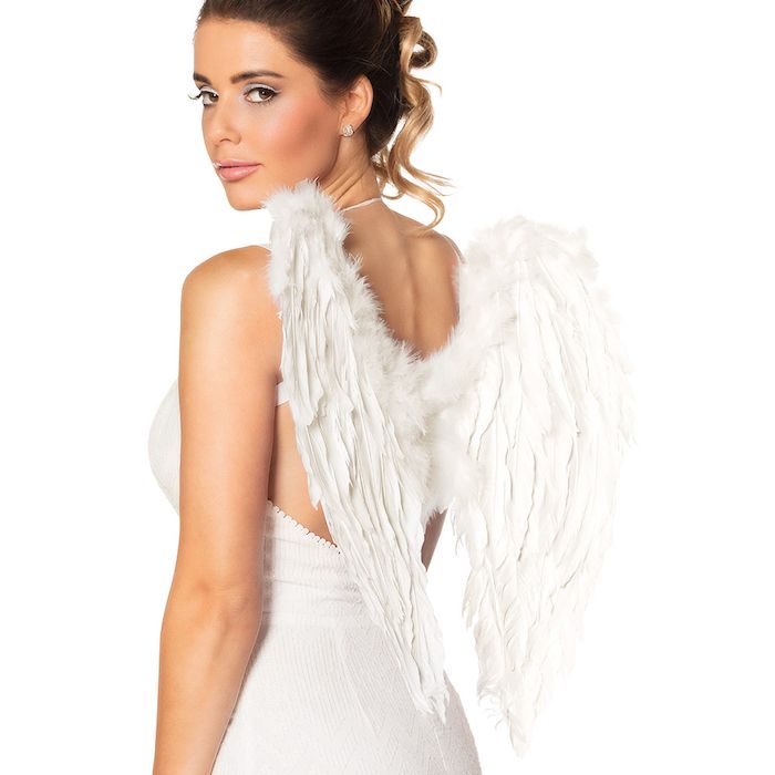 White Angel Wings - 50x50 cm